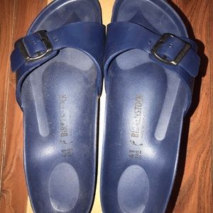 Birkenstocks one strap sandal water friendly